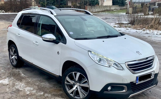 Peugeot 2008 cena 42700 przebieg: 89500, rok produkcji 2016 z Rydułtowy małe 79